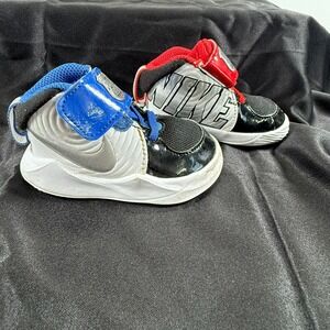 Nike Team Hustle Sneakers Boy's Toddler Size 4C CK0617-001 Basketball Sports